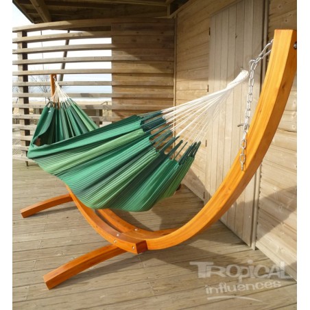 hammock and wooden stand