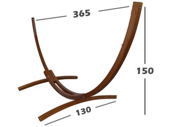 Latino Relax Wooden Hammock Stand