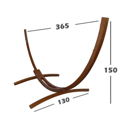 Supporto per amaca in legno Latino relax