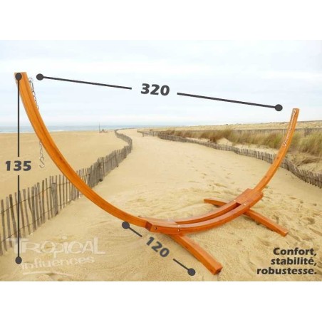 Soporte para hamaca de alerce Latino Relax L