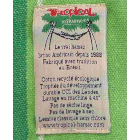 ETIQUETTE hamac sur pied