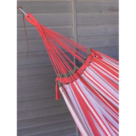 hamac rouge tropical influences