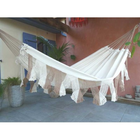 hamac du brésil écru luxe