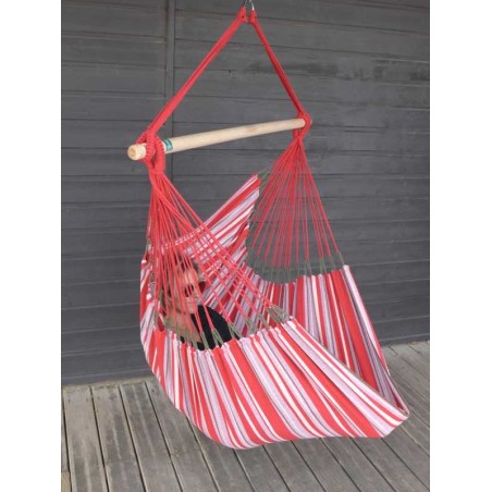 CHAISE HAMAC ROUGE
