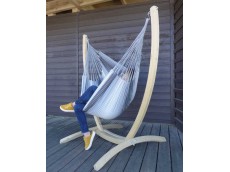 Hamac chaise sur pied gris