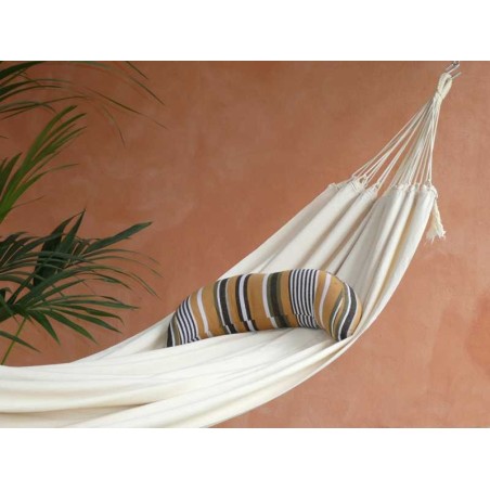 coussin hamac ocre jaune