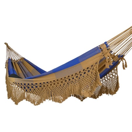 hamac bleu caramel