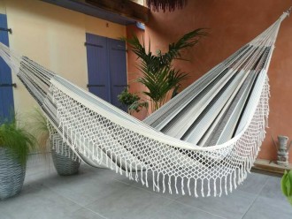 hamac gris noir
