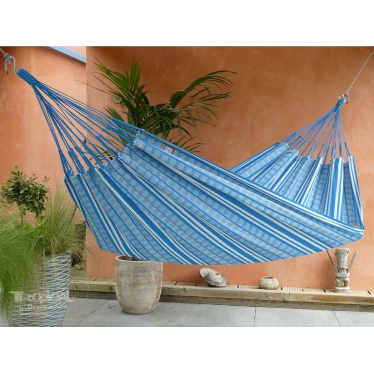 Hamac bleu jacquard