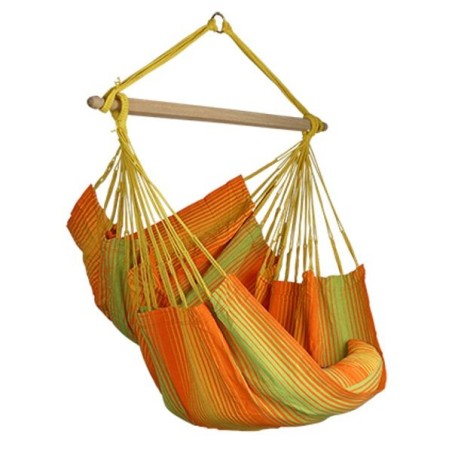 hamac chaise jaune et vert