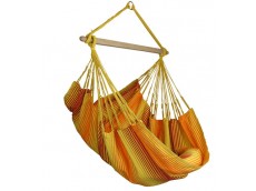Hamac chaise orange jaune