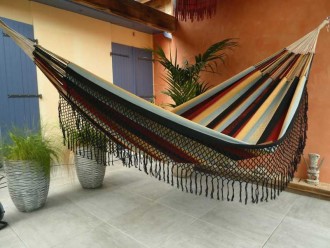 hamac noir marron