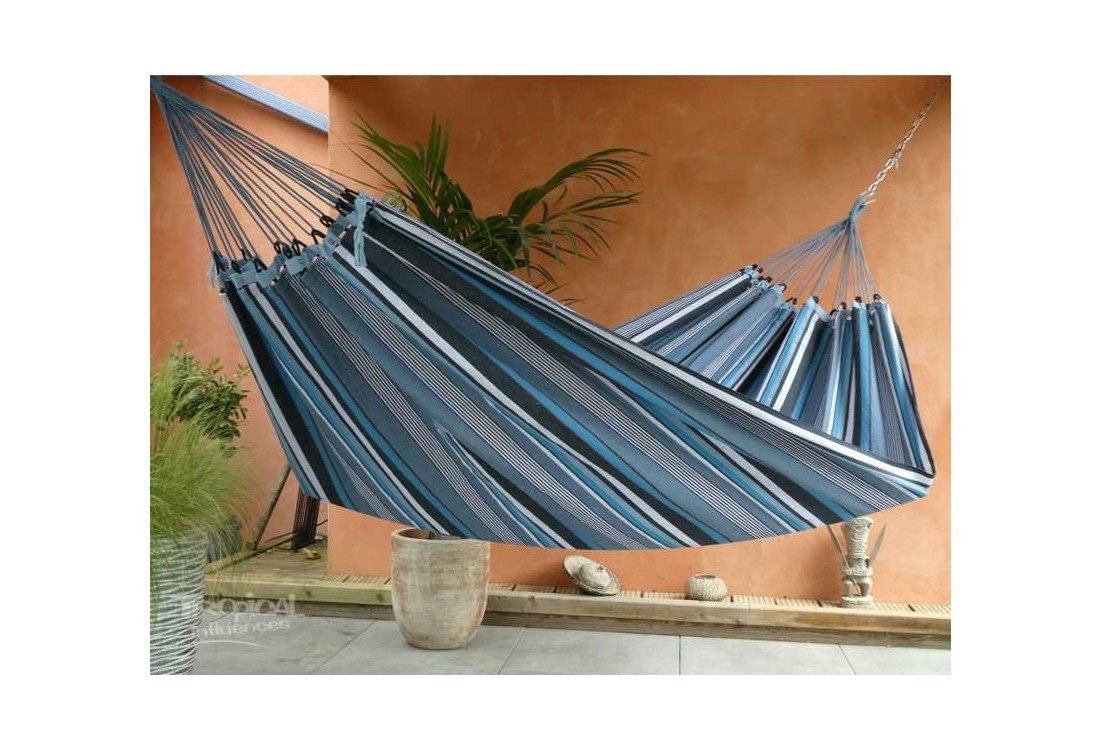 hamac bleu noir