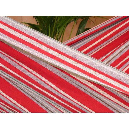 hamac gris rouge