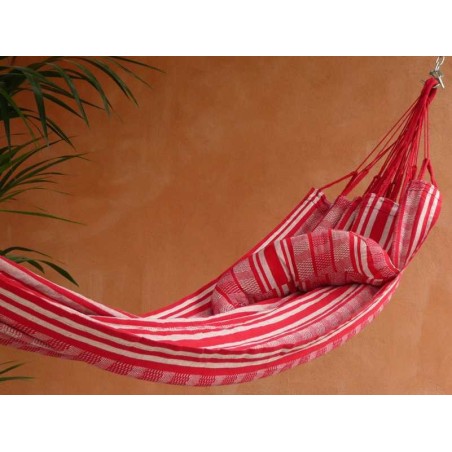 Coussin hamac rouge