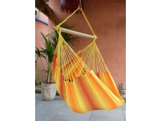 hamac chaise orange jaune