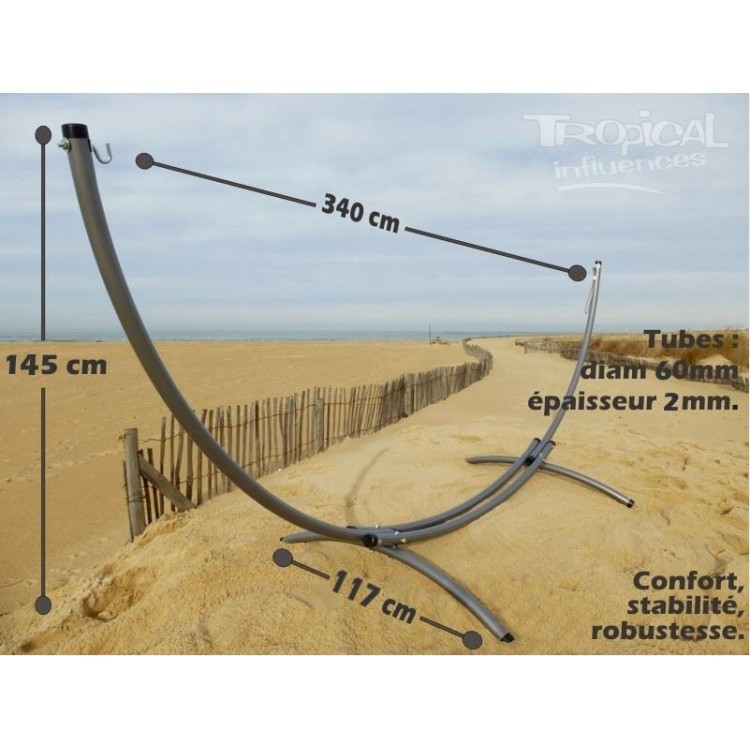 SUPPORT HAMAC EN METAL AZTEKA