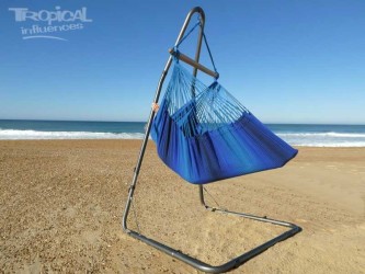 hamac chaise bleu xxl