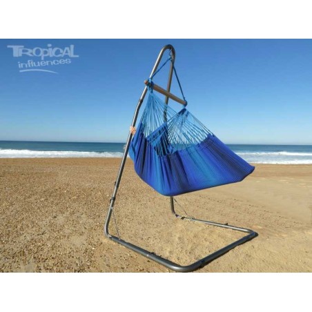 hamac chaise bleu xxl