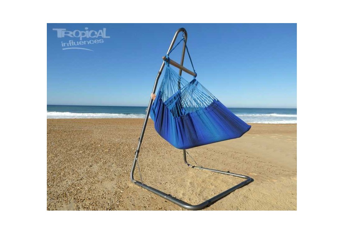 hamac chaise bleu xxl