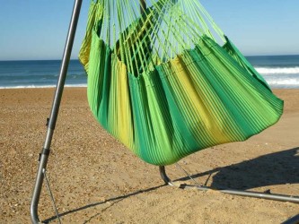 hamac chaise sur support