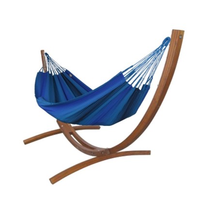 hamac sur pied bleu