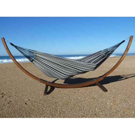 support avec hamac noir