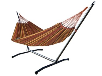 support metal et hamac