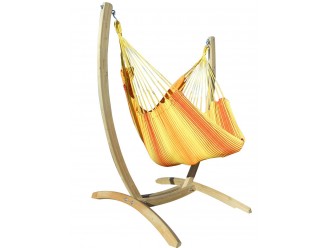 Hamac chaise avec support bois