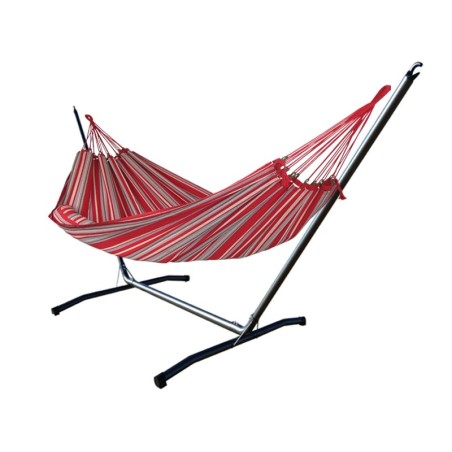 hamac rouge avec support