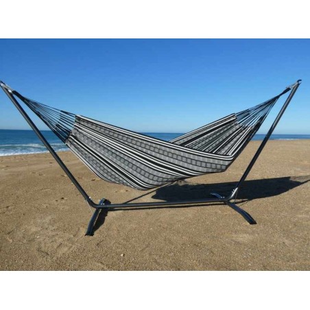 hamac sur pied metallique