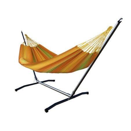 HAMAC DEUX PLACES AVEC SUPPORT