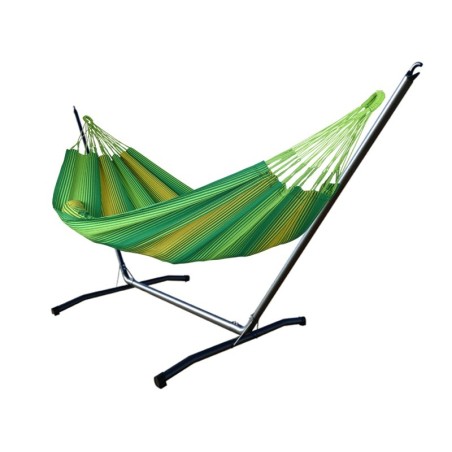 HAMAC VERT SUR SUPPORT