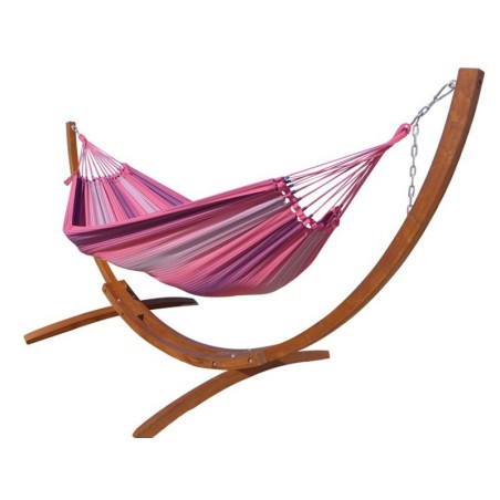 HAMAC ROSE SUR PIED