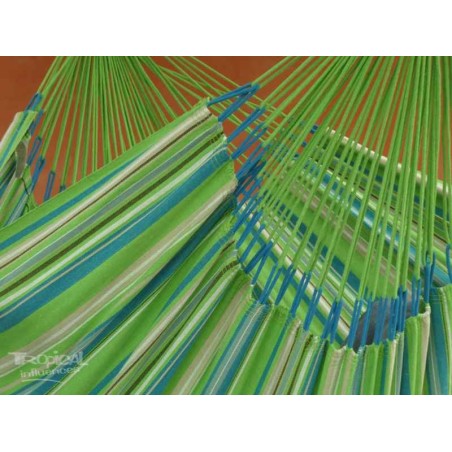 TISSU HAMAC VERT BLEU