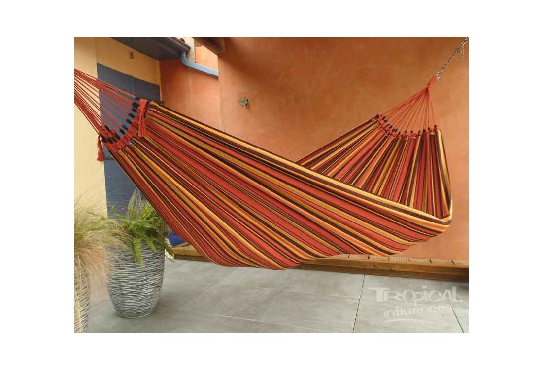 HAMAC MARRON BORDEAUX GEANT