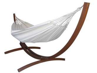 Hamaca con soporte Latino XL Ecru XXL