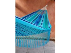 hamac bleu et vert
