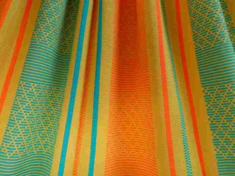 hamac jaune orange vert