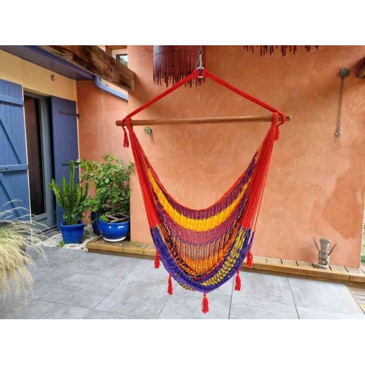 CHAISE HAMAC ROUGE