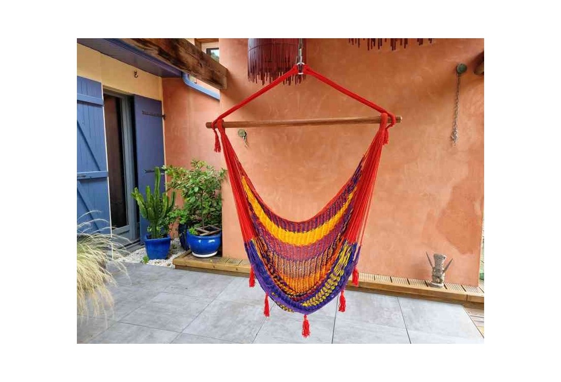 CHAISE HAMAC ROUGE