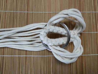 étape raccourcir un hamac