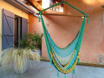 hamac chaise vert