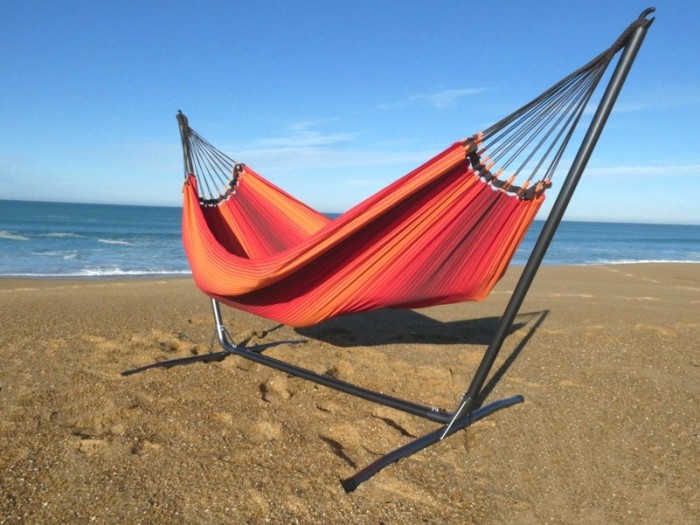 HAMAC SUR PIED ORANGE HAMAC SUR PIED ORANGE