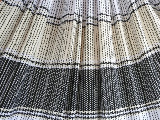 toile hamac ecru noir