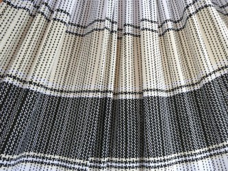 toile hamac ecru noir