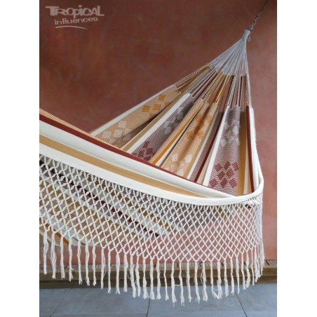 hamac colombie ecru marron