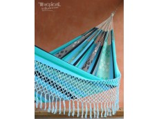hamac bleu vert