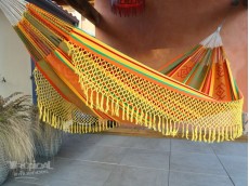 hamac luxe jaune