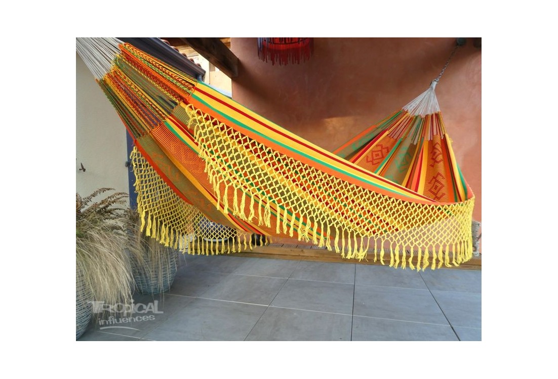 hamac luxe jaune